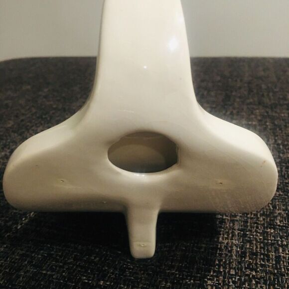 VINTAGE Midcentury MCM White Ceramic Swan Bathroom Hand Towel Holder 7"x7.5"x5" - Picture 10 of 10